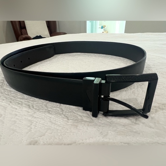 Men’s Nike reversible leather belt (black/dark brown) size 38/40 - Picture 1 of 2